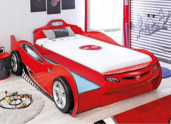 CARBED Кровать-машина Coupe с выдвижной кроватью Red 20.03.1306.00 в Мичуринском - michurinskij.mebel54.com | фото