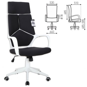 Кресло офисное BRABIX Prime EX-515 (черная ткань) в Мичуринском - michurinskij.mebel54.com | фото