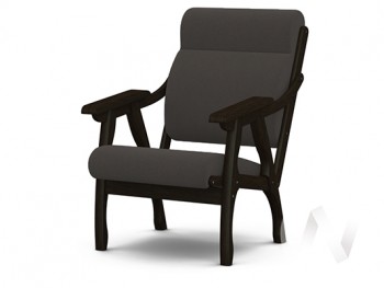 Кресло Вега-10 (венге лак/ULTRA GRAFIT) в Мичуринском - michurinskij.mebel54.com | фото