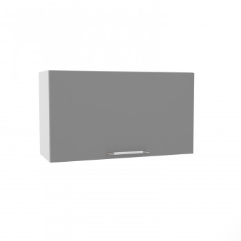 Ройс ВПГ 800 Шкаф верхний горизонтальный высокий (Графит софт/корпус Серый) в Мичуринском - michurinskij.mebel54.com | фото